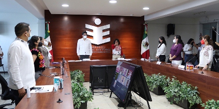 Rinde protesta Elizabeth Sánchez González como presidenta del IEEPCO