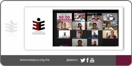 Integra Instituto Electoral de Oaxaca comisiones de trabajo, para el periodo 2021-2022