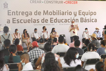 Fortalece IEEPO educación inclusiva, con equidad y entornos saludables en comunidades indígenas