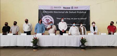 Inician Jornada Nacional de Salud Pública 2021 en las seis jurisdicciones sanitarias de Oaxaca