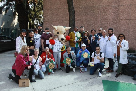 Obsequian Consejo Mundial del Boxeo e IMSS juguetes a menores atendidos en Hospital La Raza