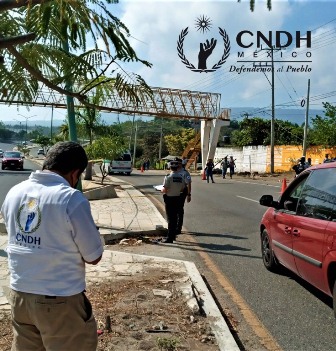 Coadyuva CNDH en esclarecimiento del accidente ocurrido en Chiapa de Corzo, Chiapas