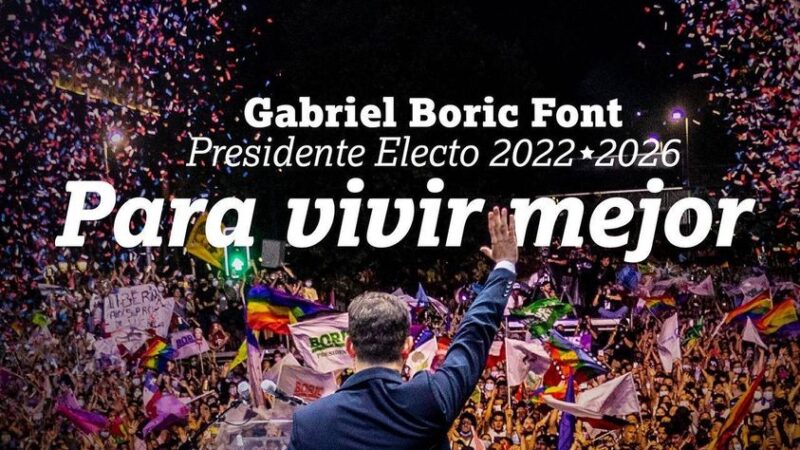 UN CHILE VERDE, DE AMOR Y DE ESPERANZA, PROMETE GABRIEL BORIC PRESIDENTE ELECTO DE CHILE