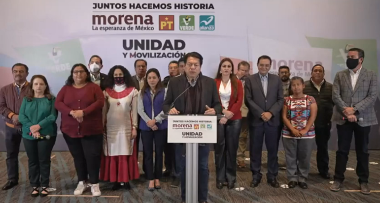 Mario Delgado da a conocer resultados de encuestas para definir él o la candidata a gobernador de Oaxaca de Morena y sus aliados:  PT, PVEM y Nueva Alianza -Video-  