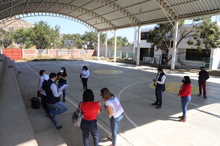 Verifican IEEPCO e INE espacios para instalación de casillas en Oaxaca