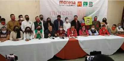 Coalición Juntos Haremos Historia por Oaxaca reconoce a Jara como único precandidato a la gubernatura -Video-