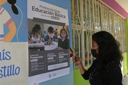 Amplían al 31 de marzo el período de preinscripciones en Educación Básica en Oaxaca