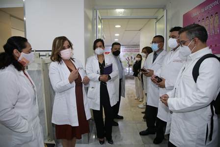 Supervisan autoridades del IMSS atención obstétrica y a pacientes con Covid-19 en Hospital de la CDMX