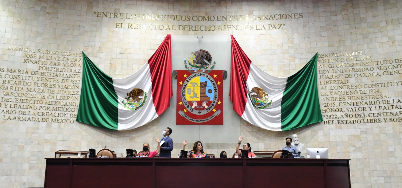 Clausura 65 Legislatura de Oaxaca Primer Periodo Ordinario de Sesiones