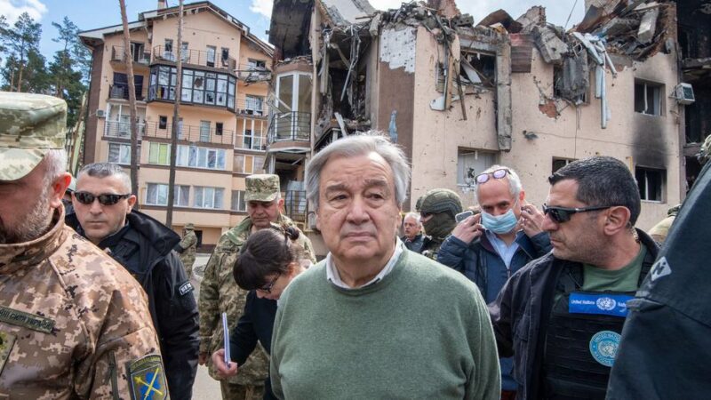 Guterres en Ucrania: La guerra es malvada, absurda e inaceptable