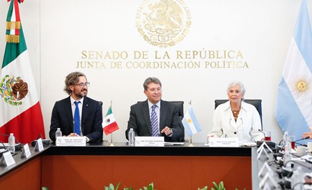 Beneplácito del Senado a reactivación del Acuerdo de Asociación Estratégica México-Argentina