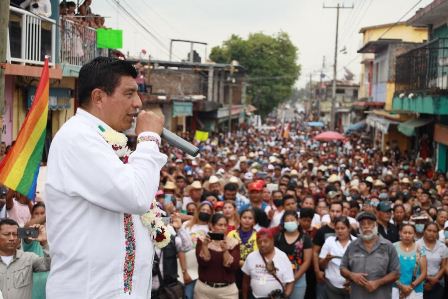 Llama Salomón Jara a votar por la 4T y escribir una nueva historia en Oaxaca
