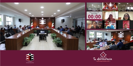 Realiza IEEPCO Sesión Ordinaria previa a la jornada electoral para renovar la Gubernatura de Oaxaca