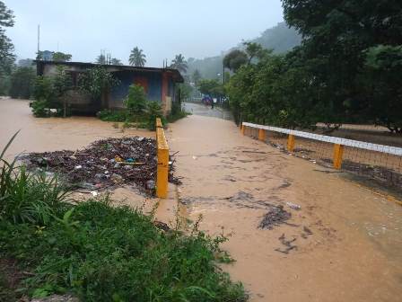 Daños por lluvias en Oaxaca