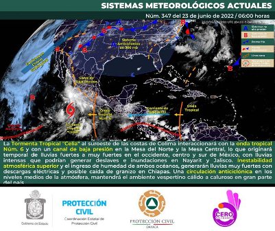 Se mantendrán lluvias de intensidad variable en el estado de Oaxaca: CEPCO