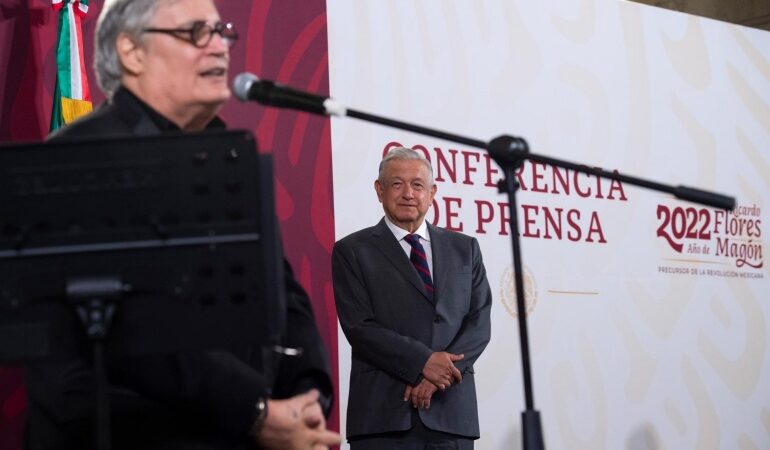 Conferencia de prensa matutina del presidente Andrés Manuel López Obrador. Versión estenográfica. Martes 26 de 2022.