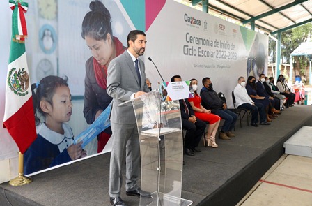 Inaugura el IEEPO ciclo escolar 2022-2023 en Oaxaca
