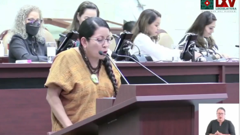 Denuncia a Ivette Moran, esposa del gobernador Alejandro Murat, de apropiación de diseños de textiles de los pueblos originarios de Oaxaca