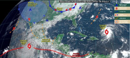 Tormenta Tropical “Kay” se intensificó a Huracán categoría 1: CNPC