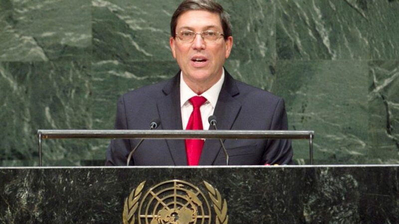 El inmoral bloqueo a Cuba es un acto de guerra económica en tiempo de paz, acusa el canciller cubano