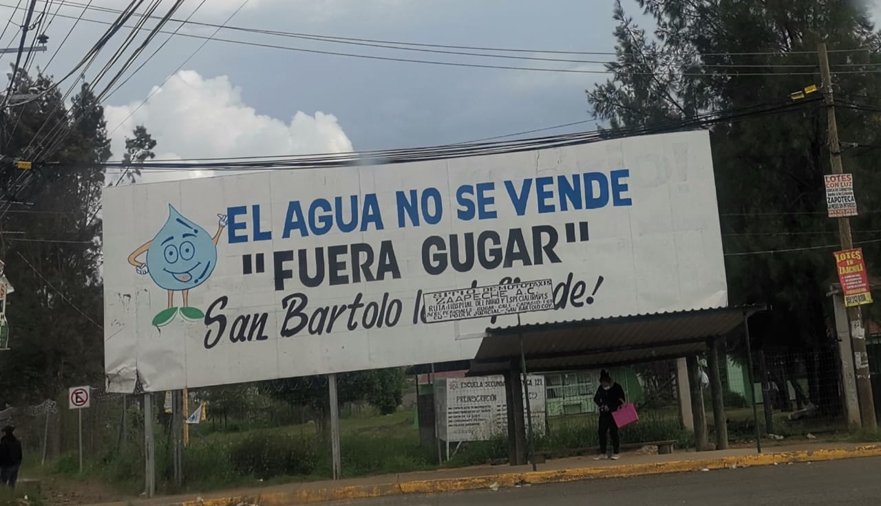 GANA SAN BARTOLO COYOTEPEC, DESMANTELAN POZO DE GUGAR