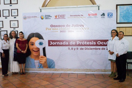 Anuncia DIF municipal de Oaxaca de Juárez Jornada de Prótesis Ocular gratuita