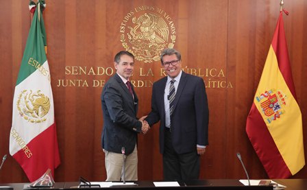 De alto nivel, la XVI Reunión Interparlamentaria México-España, adelanta Ricardo Monreal
