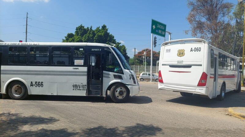 Seis familias dueñas del transporte urbano de Oaxaca, injustificado aumento