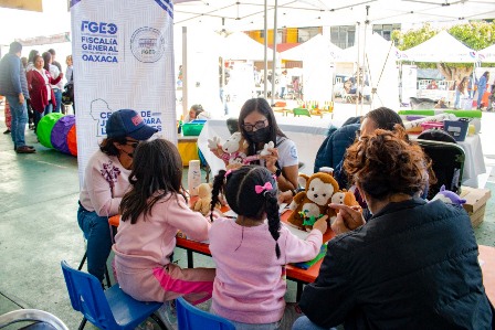Participa FGEO en Jornada de Paz y Justicia para mujeres, adolescentes y niñas, en San Martín Mexicapan