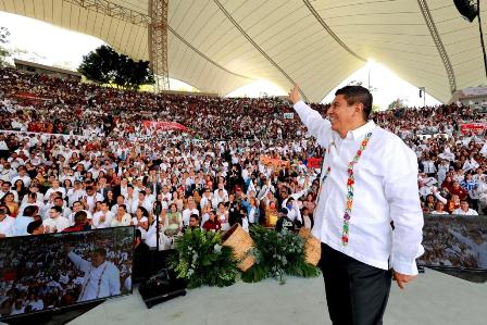 Comienza la Primavera Oaxaqueña; el pueblo respalda al gobernador Salomón Jara Cruz