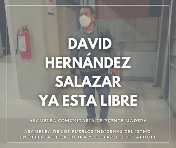 En menos de 24 horas libre David Hernández, arrestado por la Fiscalía General de Oaxaca, activista contra el Corredor Interoceánico de la 4T