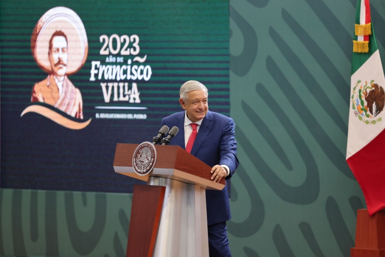 Conferencia de prensa matutina del presidente Andrés Manuel López Obrador, desde Puebla. Viernes 5 Mayo 2023. Versión estenográfica
