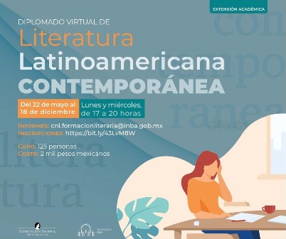 Invita Inbal al Diplomado Virtual de Literatura Latinoamericana Contemporánea