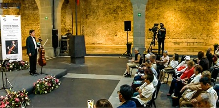 Ignacio Mariscal en los Conciertos de Bellas Artes en el Senado de la República