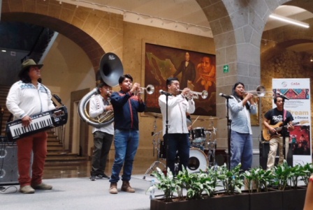 Llevaron “Los Pream” a la Antigua Casona de Xicoténcatl música con sabor a Oaxaca