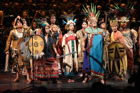 Presentan la Cantata escénica Cuitlahuatzin en el Palacio de Bellas Artes