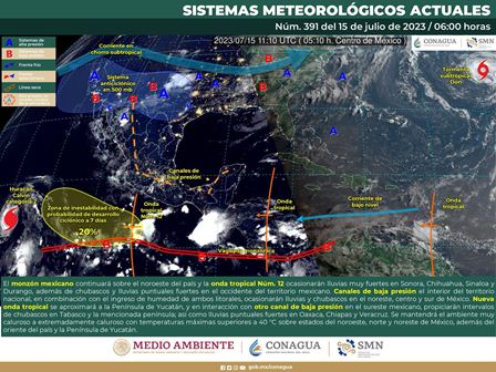 Continuarán las lluvias, tormentas y actividad eléctrica en Oaxaca