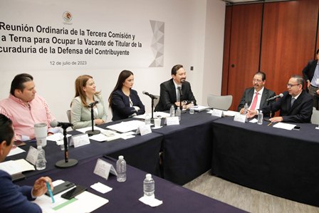 Avala Tercera Comisión idoneidad de candidatos para titular de Prodecon