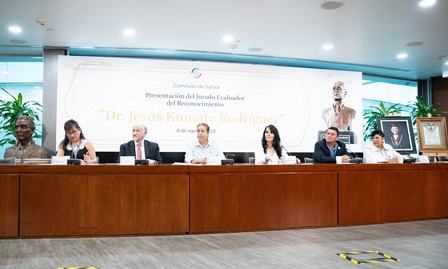 Presentan a jurado encargado de evaluar a aspirantes al Reconocimiento “Dr. Jesús Kumate Rodríguez”