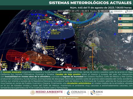 Continuarán lluvias de intensidad variable y tormentas eléctricas en Oaxaca