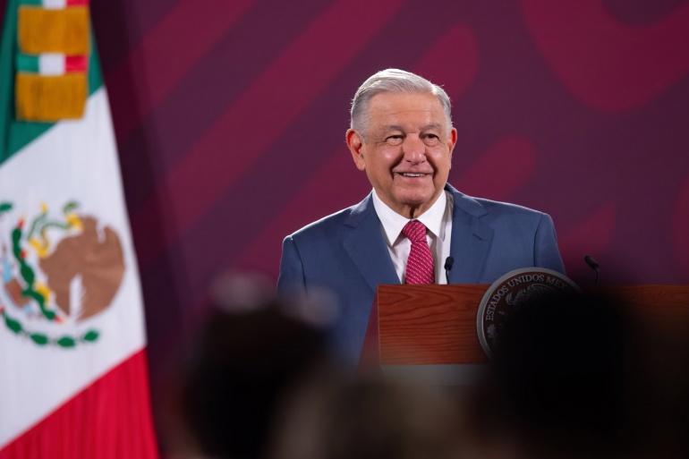 Percepción de inseguridad va a la baja: presidente Andrés Manuel López Obrador; en México hay menos víctimas de delitos, destaca