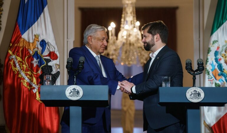 México y Chile están unidos por historia, fraternidad y anhelo de construir verdadera democracia: presidente Andrés Manuel López Obrador