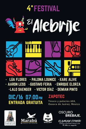 IV Edición de El Alebrije, hito en la consolidación del festival en la escena musical independiente de Oaxaca