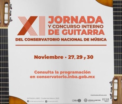 Inicia la XI Jornada y Concurso Interno de Guitarra del Conservatorio Nacional de Música