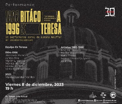 Presentarán primer performance coral “Bitácora Ex Teresa 1993/1996. Testimonios, aclaraciones + adendas”