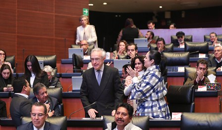 Ratifica Senado de la Republica a Héctor Vasconcelos como representante de México ante la ONU