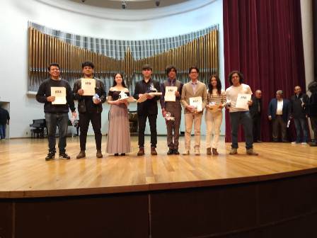 Premian a ganadores del Concurso Interno de Guitarra del Conservatorio Nacional de Música