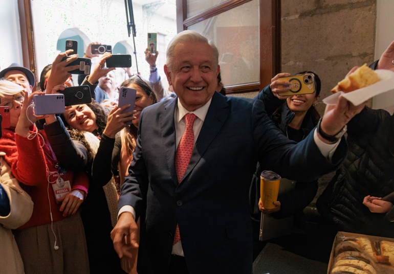 Conferencia de prensa matutina del presidente Andrés Manuel López Obrador.  Lunes 8 de enero de 2024. Versión estenográfica.