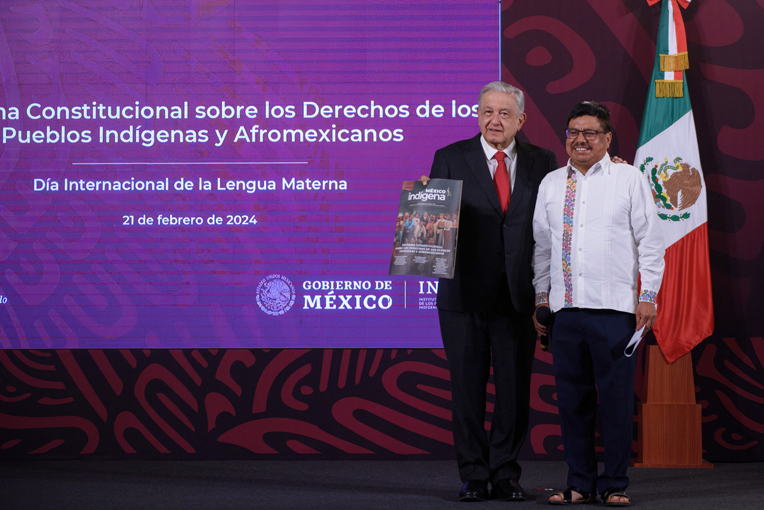 Conferencia de prensa matutina del presidente Andrés Manuel López Obrador #AMLO. Miércoles febrero 21 de 2024. Versión estenográfica