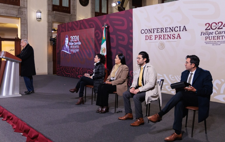 Conferencia de prensa matutina del presidente Andrés Manuel López Obrador. Jueves 8 de febrero 2024. Versión estenográfica